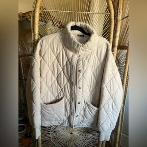 Wild Fable cream quilted jacket